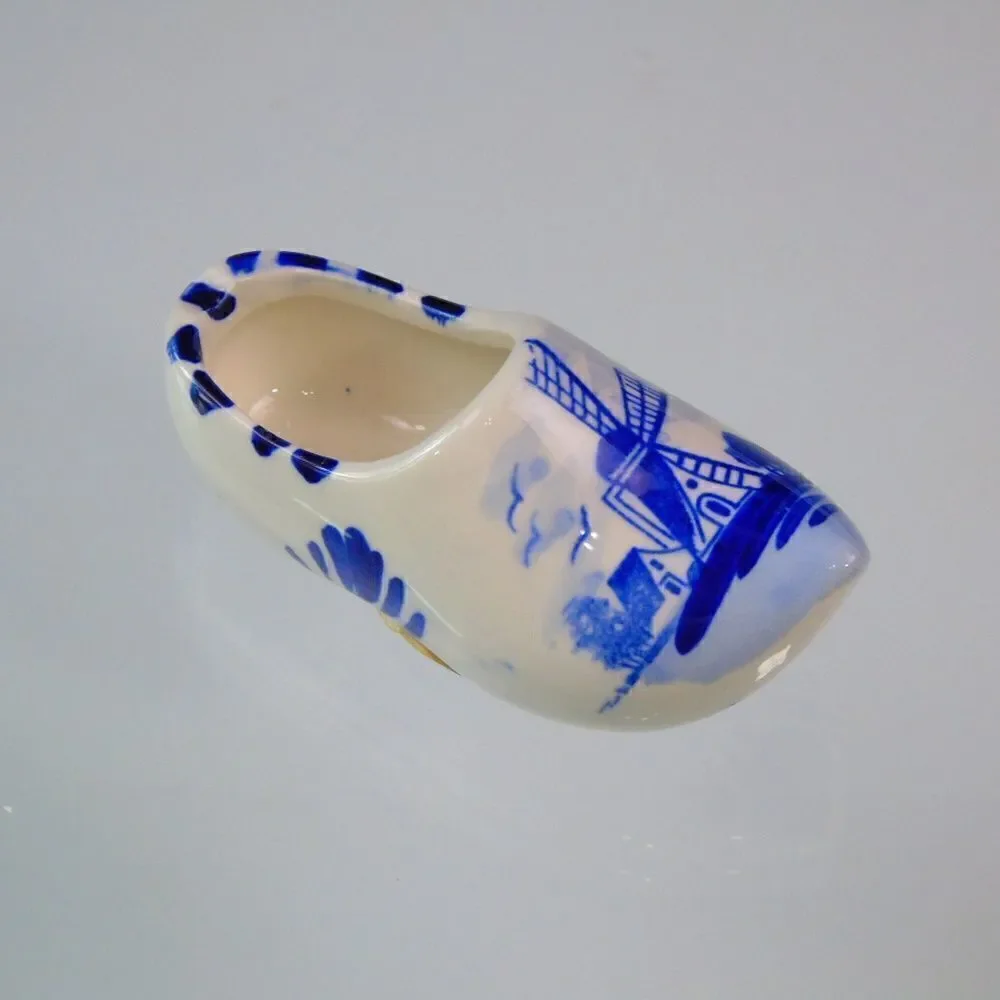Dutch Shoe Clog Delftware Blue Delft